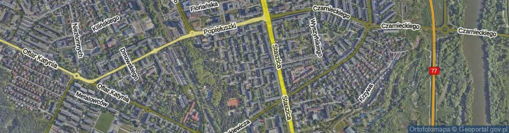 Zdjęcie satelitarne Wolności ul.